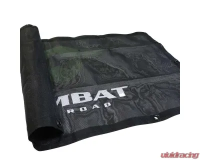 Combat Off Road Sunshade For 2 Door Black Nylon Jeep Wrangler 2018-2023 - 25-1030